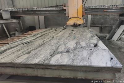 Turkey Bulgari Green Green Marble Kichen Countertops factory