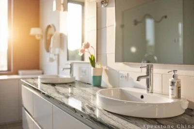 Turkey Bulgari Green Green Marble Kichen Countertops high quality