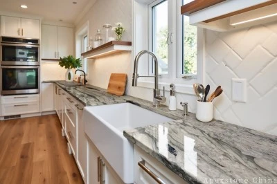 Turkey Bulgari Green Green Marble Kichen Countertops price