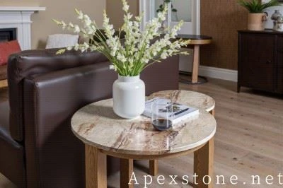 Vintage Pink Marble Console Table best