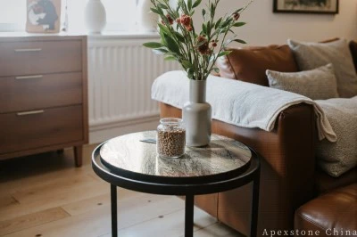 Vintage Purple Marble Side Table suppliers