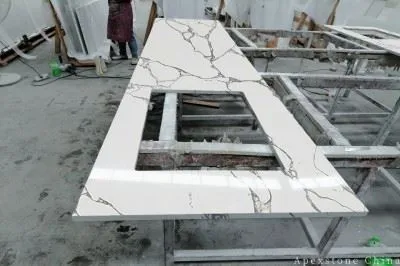 Waterfall Calacatta Ink Vein Quartz Tops best